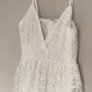 White Charlotte Russe Sun Dress
